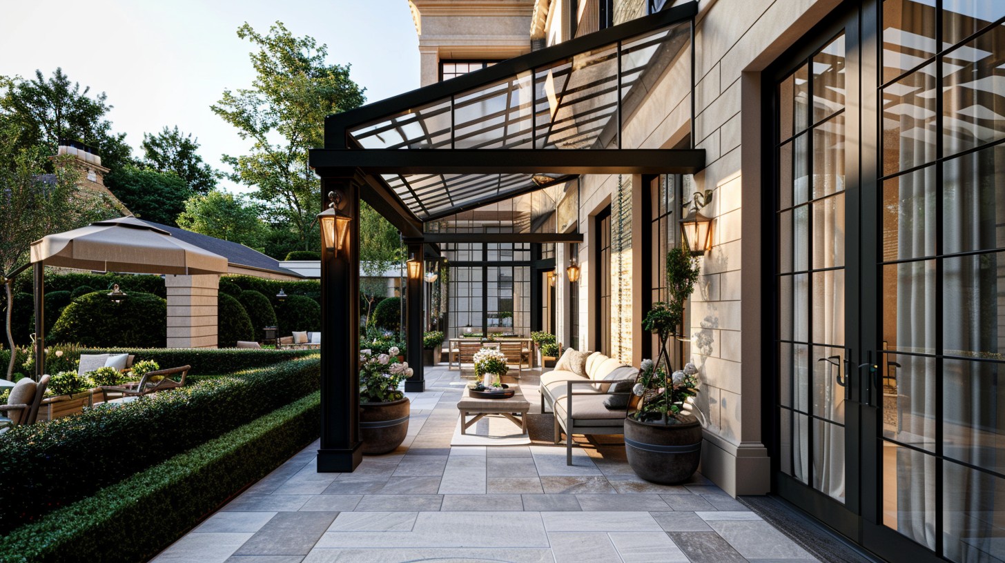 A Glass Canopy Is The Perfect Feature For Your Garden